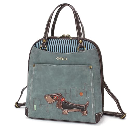Image of CHALA Convertible Backpack Purse - Women Convertible Shoulder Purse with Adjustable Strap