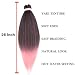 26"(65cm) SEGO Extensiones de Pelo Sintético para Trenzas Africanas [Pre-Stretched EZ Braids]...