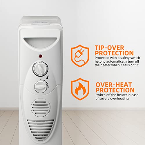 R.W.Flame Oil Filled Radiator Heater,3 Heat Settings thumb #3