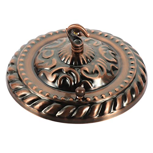 jojofuny Chandelier Mounting Plate Ceiling Cover Plate Sturdy Iron with Strong Adsorption Force for Heavy Chandeliers and Pendant Lights Retro Style Home Lighting Accessory