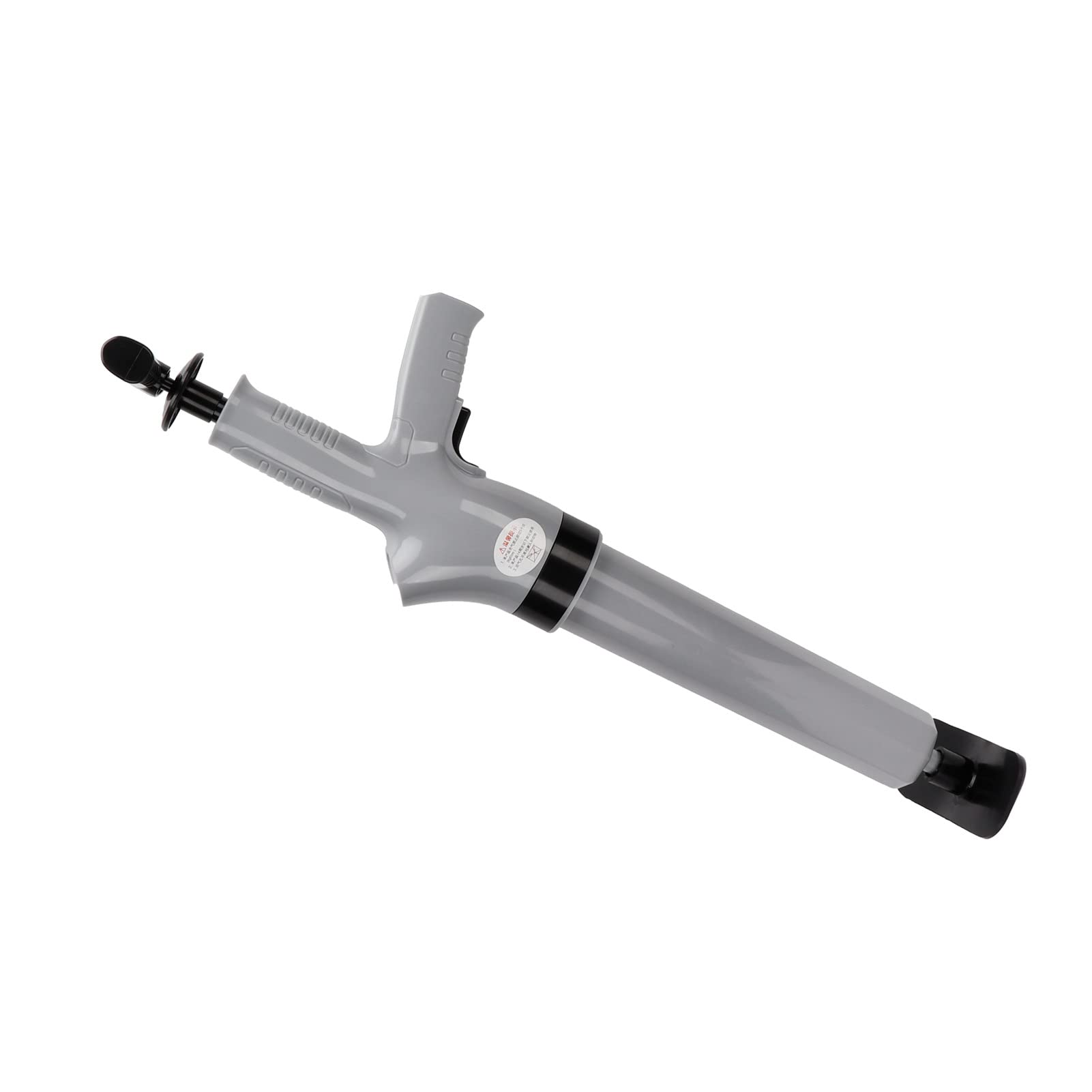 lyrlody Desatascador de Bomba, Desatascador de Aire Comprimido con Indicador de Presión de Aire, Desatascador de Fregadero para Inodoro, Fregadero, Suelo, Lavabo, Baño, 66x22,5 Cm(Gris)