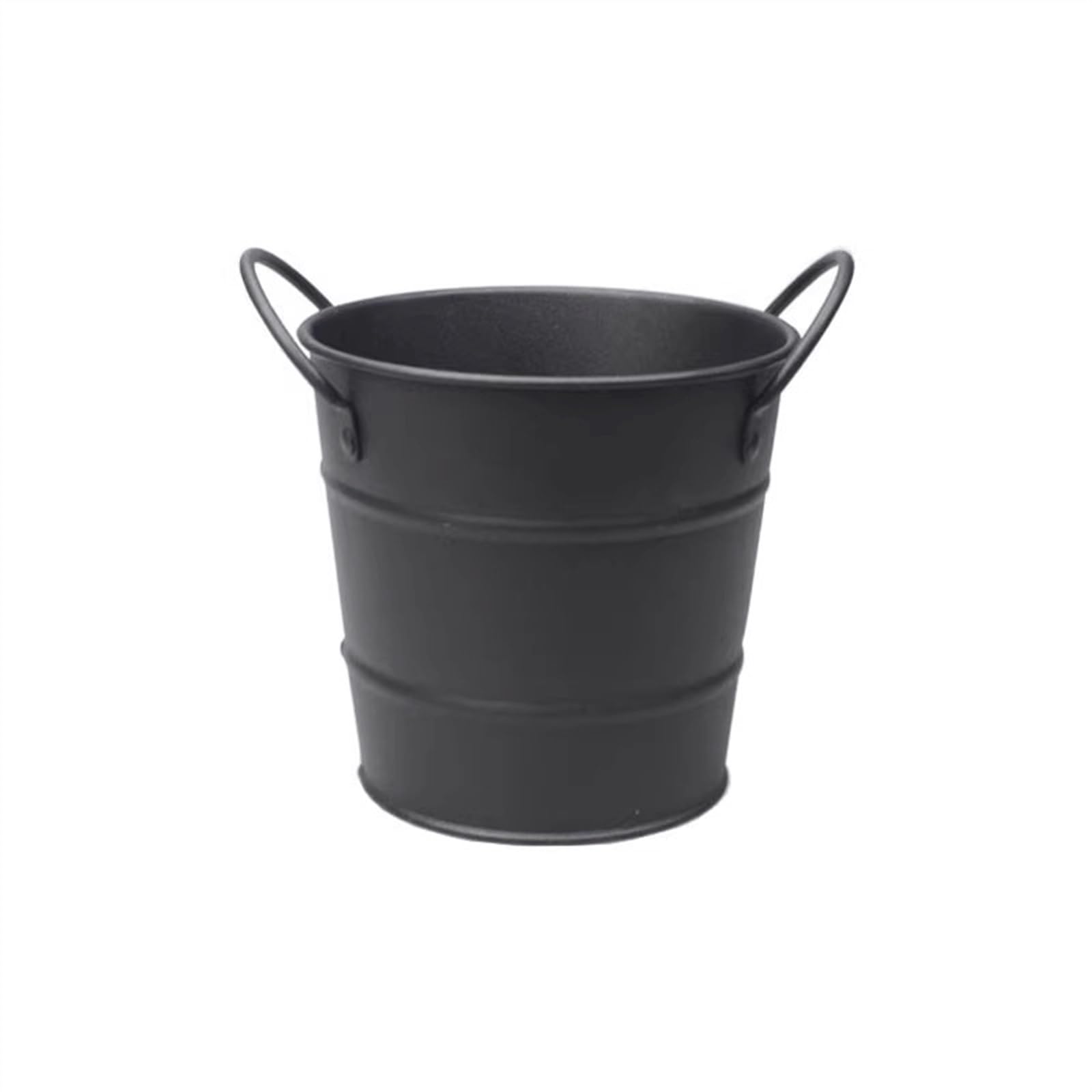 Cubiteras de acero inoxidable de 600ml: diseño elegante negro para aperitivos