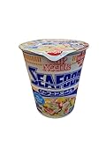 Nissin Cup Noodle Seafood. Instant Ramen. Quick Meal. Convenient. Seafood Broth. Tender Noodles. Comfort Food. Authentic Taste – 2.8 Oz (pack of 1)