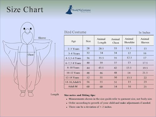 Image of BookMyCostume Green Parrot Tota Pet Bird Kids Fancy Dress Costume 7-8 years