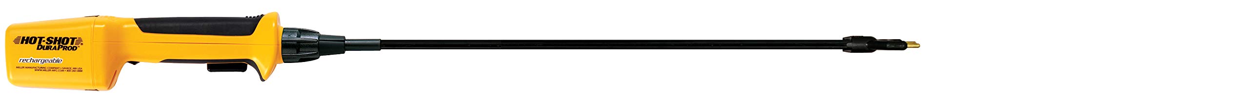 Hot-Shot® DuraProd® | Cattle Prod | Rechargeable Electric Livestock Prod (32 Inch Flexible Shaft)