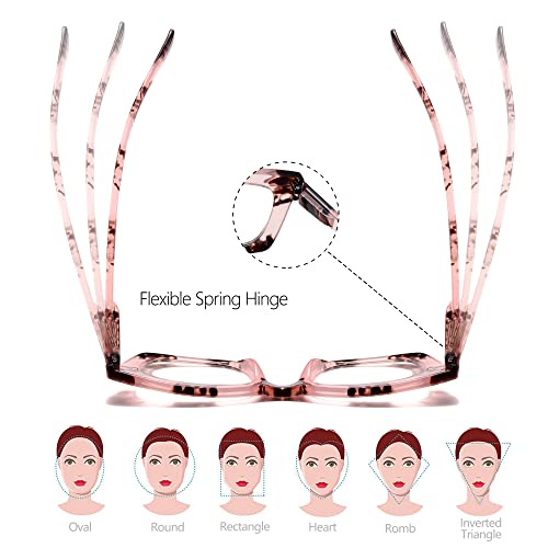 Fsrtep Oprah- Readers For Women - 3 Pack Stylis Style Reading Glasses With Blue Light Blocking And Spring Hinge +1.75 #TOP4