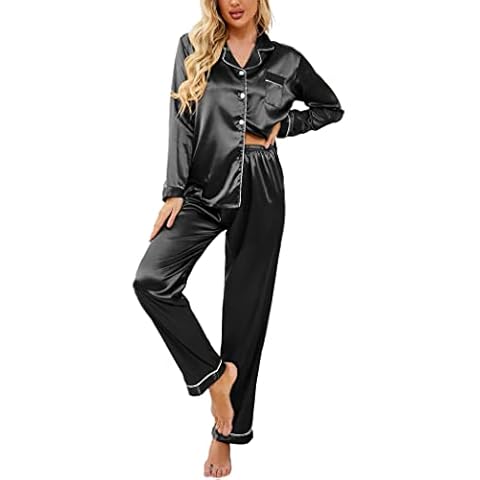 Ekouaer Satin Pajamas Cover
