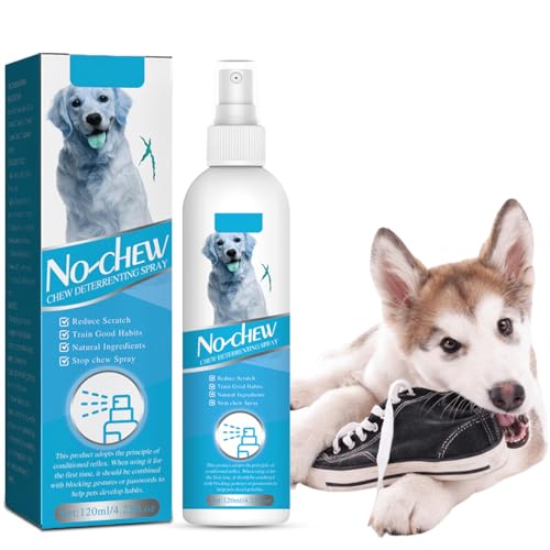 Anti Chew Spray for Dogs and Cats, Nature Bitter Apple Spray Prevent Pet Chewing Protect Furniture