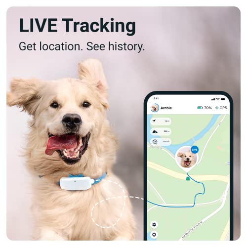 Tractive Gps Pet Tracker For Dogs - Waterproof, Gps Location & Smart Activity Tracker, Unlimited Range, Works With Any Collar (Coffee) #TOP1