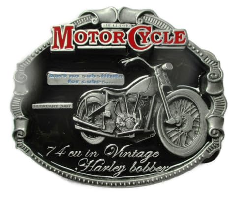 boucle de ceinture hd harley davidson bobber grise officiel homme femme