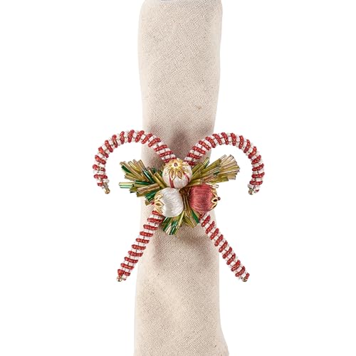 Primitives by Kathy Napkin Ring - Candy Canes