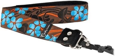 Capturing Couture トロピカルコレクション ハイビスカス海 カメラストラップ (3.8 cm幅)