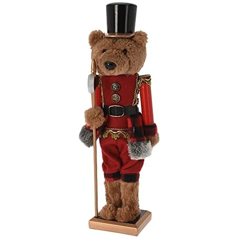 CHARLIES Brown Bear Nutcracker, 38cm Cover