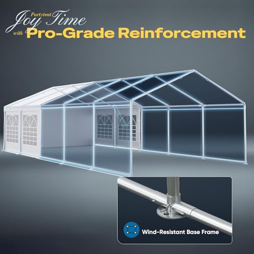 Image of Quictent Premium 16x32 Reinforced Heavy Duty Party Tent with 4 Storage Bags