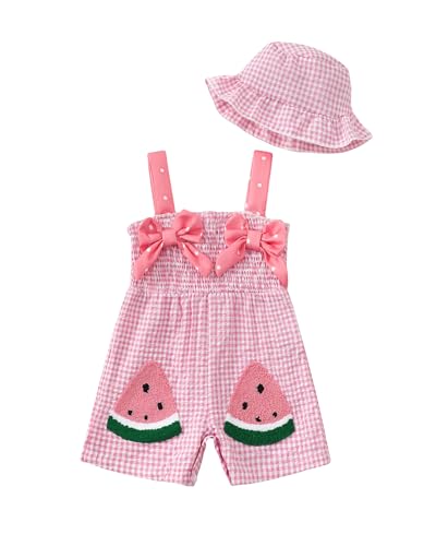 Image of SUNNY PIGGY Baby Girl Clothes Infant Sleeveless Jumpsuit One Piece Romper Newborn Overalls Outfits
