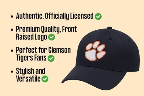 Gorra Oficial Clemson Negra MVP Ajustable miniatura 5