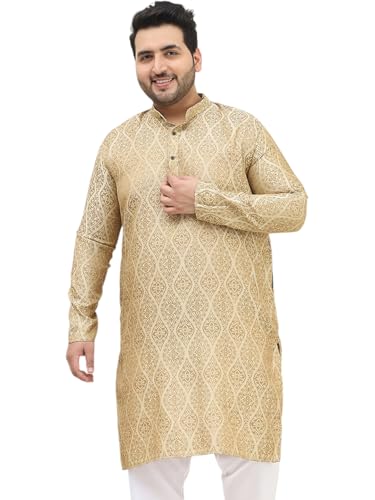 Image of SOJANYA Men's Cotton Regular Fit Casual Plus (Since 1958) ONLY Kurta