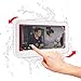 AYCYKD Dusch Handy Ständer, Wasserdicht Handyhalterung Box , Badezimmer Handy Telefonhülle Ständer mit Flexibler Touchscreen 360 ° Handy Wandhaltrung für Badezimmer Küche für Telefone unter 7''