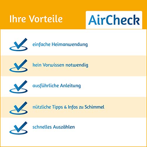 Schimmeltest für 10 Räume – Schneller Schimmelpilztest