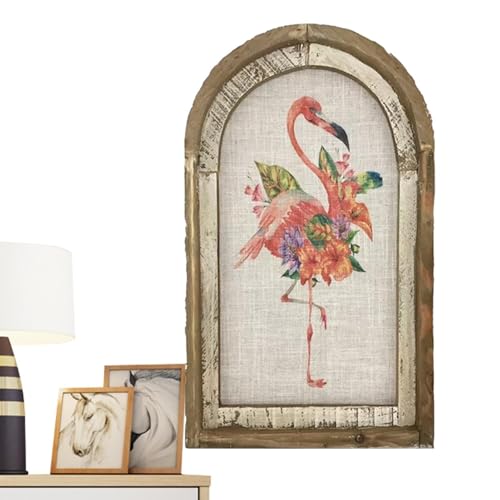 Oiseau rose pour décoration murale colorée de studio - 5