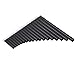 Irfora Pan Flute 18 Pipes Key of C for Beginners Learning Teaching with Slideable Long Pipe and Padded Oxford Cloth Handbag, Crafted from Quality ABS Material with Brighter Tone and