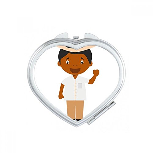 Miroir portable à la main résistant pour ajuster son maquillage n'importe où