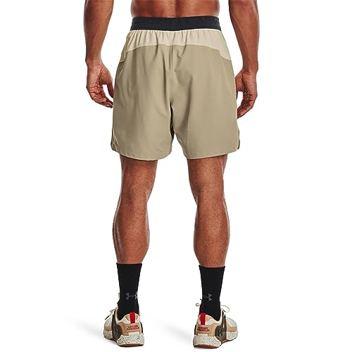 Short de trail Under Armour Terrain Woven stretch pour homme