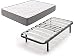HOGAR24 ES Viscofarma 3D Colchón viscoelástico + Somier multiláminas con Patas y reguladores lumbares, 90 x 190 cm