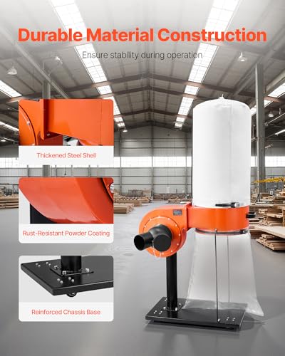 VEVOR 1HP 800 CFM Vortex Collector