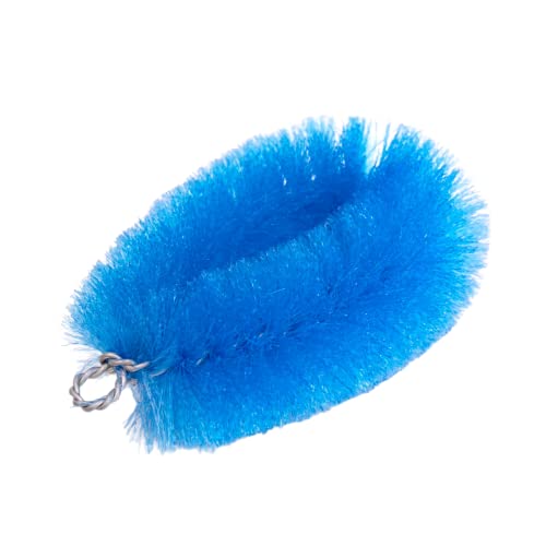 サンゴ ナイロンたわし 30号 業務用 20個入り ソフトタイプ カラーたわし 繊維径0.3mm(ブルー)