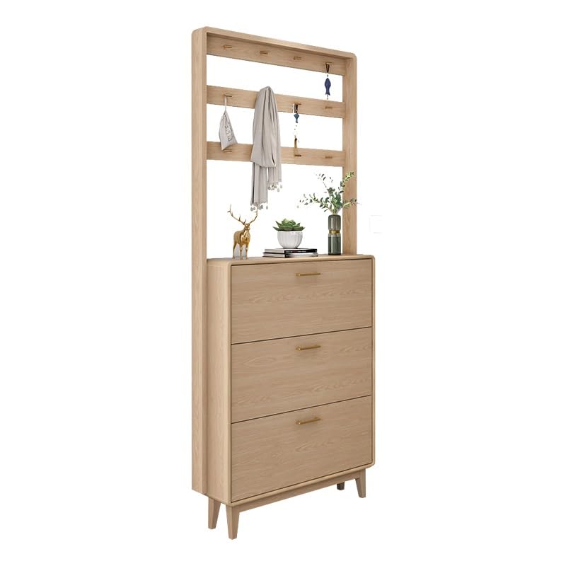 Meuble à chaussures en rotin idéal pour sublimer l'entrée étroite de votre maison