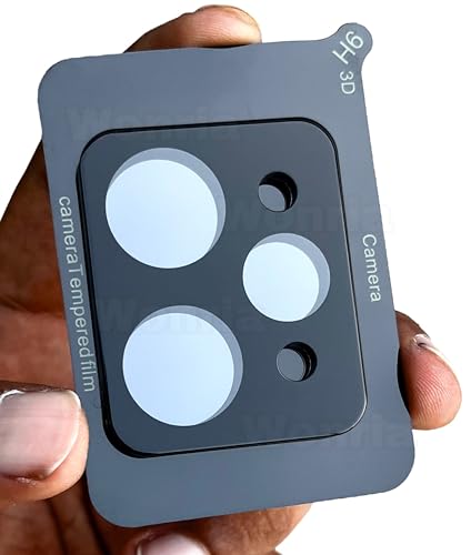 Image of Pack 1- Back Camera Lens Protector for Realme 15 Pro 5G [3D Premium] Camera Glass Protector (Black)