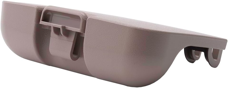 Brock Replacement Overhead Console Sunglasses Holder Box Tan Storage Bin Compatible with 2002-2007 F250 F350 F450 Super Duty Pickup Truck w/out Sunroof 2C3Z 7811586 BAA
