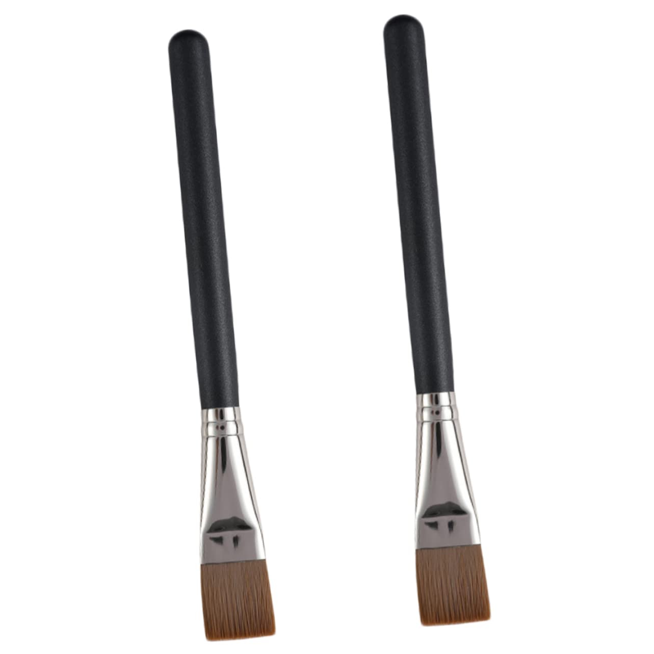 MAGICLULU 5 Set Di Pennelli Per Maschera Viso in Fibra Artificiale Di Legno Impugnatura Comoda Per Applicatore Per Maschera Di Argilla Strumenti Per Il Trucco Duraturi 2 Pezzi * 5