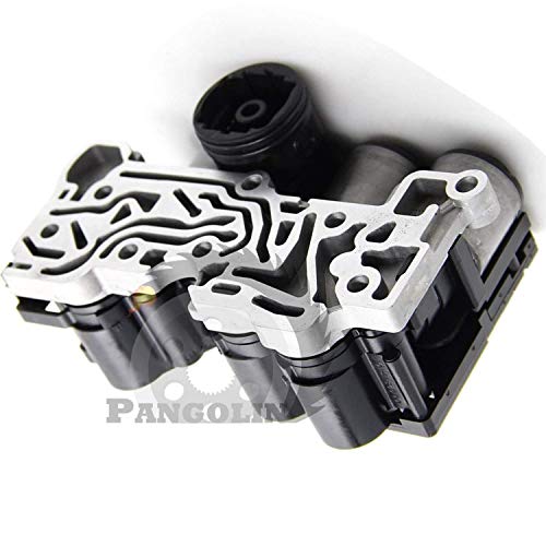 PANGOLIN 9L2Z-7G234-AA 9L2Z-7G391-AA 4L2Z-7G234-AA 5R55S 5R55W Transmission Control Solenoid Pack Assembly Solenoid Block Pack with 12 Pins for Explorer Mercury 02-On Aftermarket Parts
