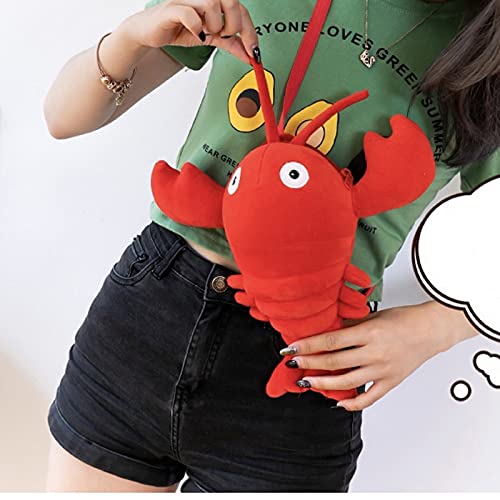 Frog Backpack Lobster Purse Toys Plush Shoulder Bag Satchel Plush Kawaii Toy Backpack Animal Send Children Girls Boys Adults Practical Birthday Gift #TOP5