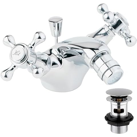 Deva Tudor Chrome Bidet Mixer Tap Cover