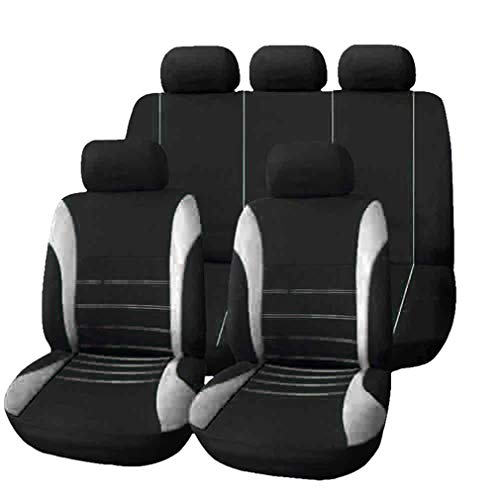 HotYou Fundas Asientos Coche Universales para Delanteros y Traseros | Funda para Asiento Coches | Accesorios Interior Universal,Desmontable y...