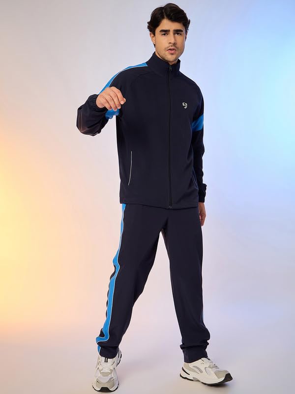 Image of SG Men's Tracksuit H3MTS8228 | Premium Sportswear | Multiple Colours & Sizes | Comfortable Athletic Track Suit for Gym, Running & Casual Wear