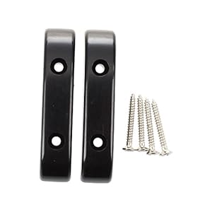 Duimsteun voor basgitaren, zwart, 2 stuks