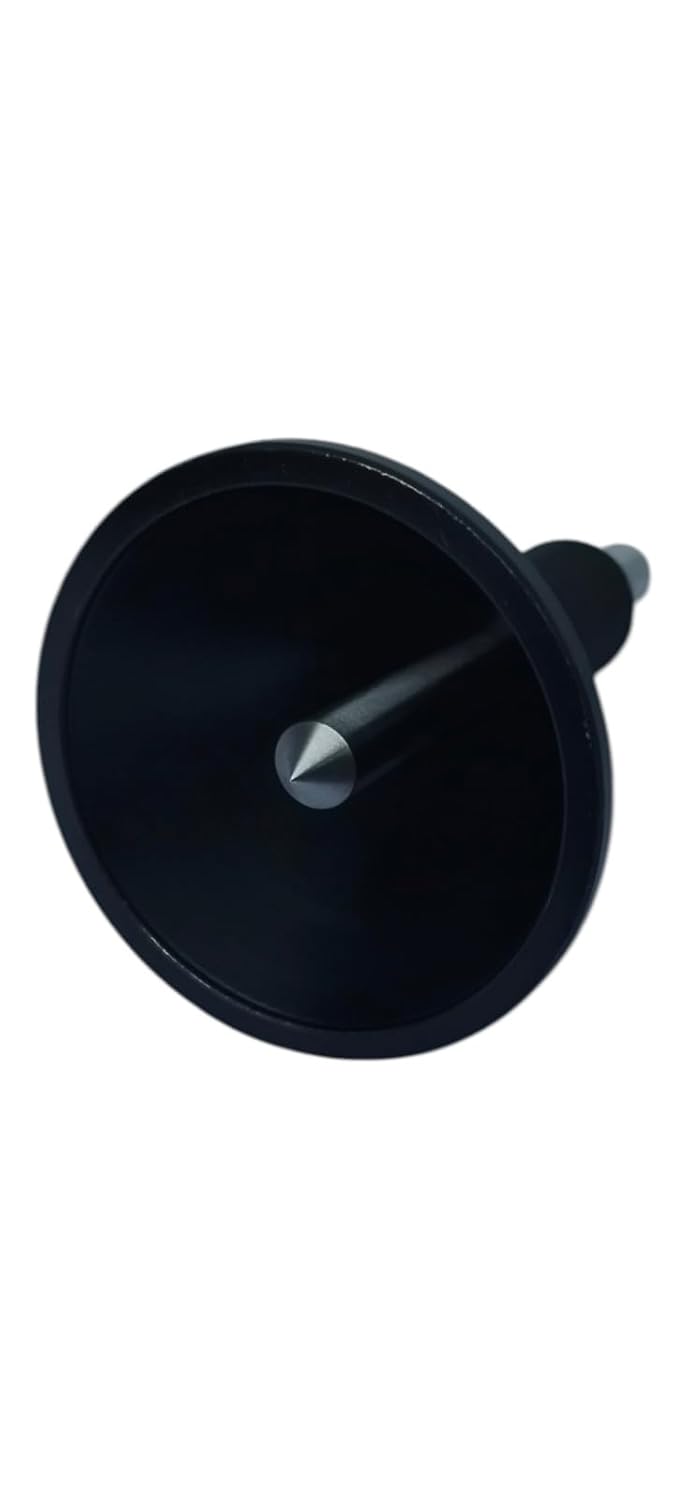 Precision Center Finder Punch EN31 Steel | Round Bar Centering Tool Up to 52mm Capacity | Accurate Center Marking Tool for Drilling & Machining | Heavy Duty Metalworking Tool