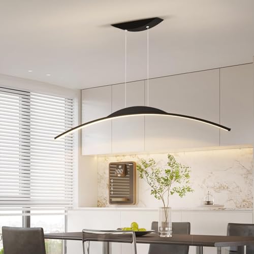 Lampe suspendue LED dimmable avec télécommande pour ajuster la lumière - 5