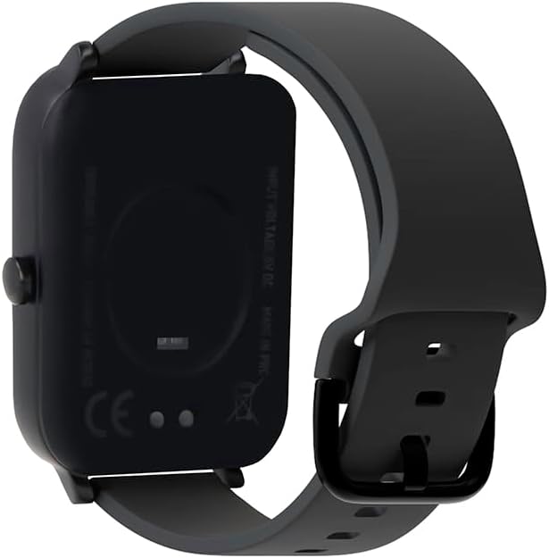 Back of the Forever Smartwatch 3 SW-320, showing charging contacts and sensors.