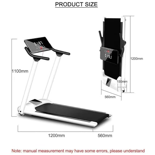 Image of Foldable Treadmill, Electric Running Machine with LCD Screen, Portable Fitness Treadmill for Home, Office, Gym Peng Fengong