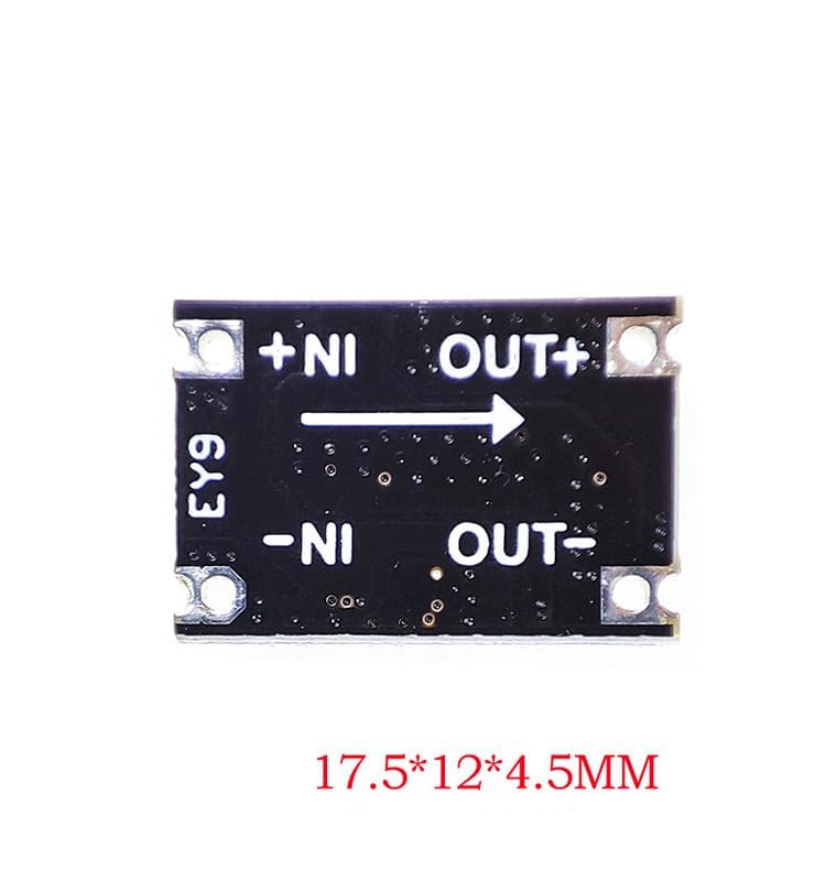 3.3V Regulator 6pcs Mini Reducer DC 4.75-23V 5V 12V Buck to 3.3V Buck Converter Board 1.8A Output Mini360 Small Size Aircraft Model MP1584EN Power Module(3.3 Volts)3