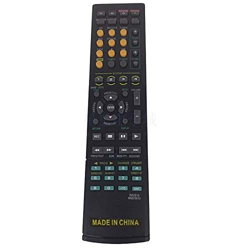 Calvas - Telecomando universale per Yamaha RXV561 HTR-6050 RX-V361 WK22730EU HTR6040G YHT380 WJ409300 HTR-6040