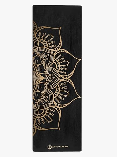 Shakti Warrior Sahasrara Yoga Mat - Artist Designed, Premium Printed mats, Non Slip, Great for Regular & Hot Yoga, Pilates and Workout (72 inch x 24 inch x 6mm Thick)