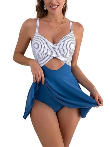 Maillot de bain monokini une pièce à col en V profond pour femmes