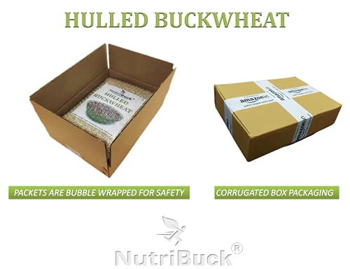 Image of NutriBuck Buckwheat Groats | Hulled | Kuttu-Giri | Gluten-Free (1800 Gram)