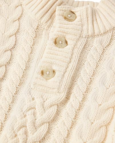 Gymboree Boys' and Toddler Quarter Button Cable Knit Pullover Sweater2